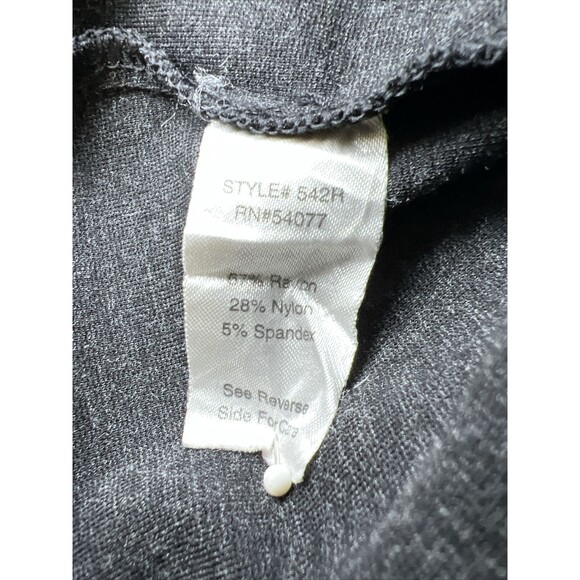 CAbi Rave Ponte Knit Dress Pants Size 8 Charcoal Gray Bootcut Stretch 542R - Picture 7 of 10